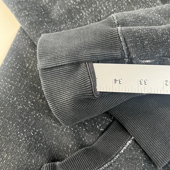 Roots Toronto Hoodie Sweatshirt Womens XL Black Heather Full Zip Fleece Canada - Picture 11 of 16